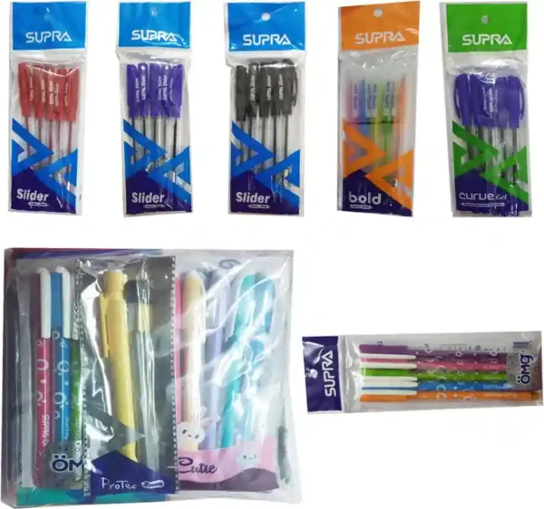 Supra Curve Gel Colour Pen – Smooth Glide, Vibrant Style - Image 3