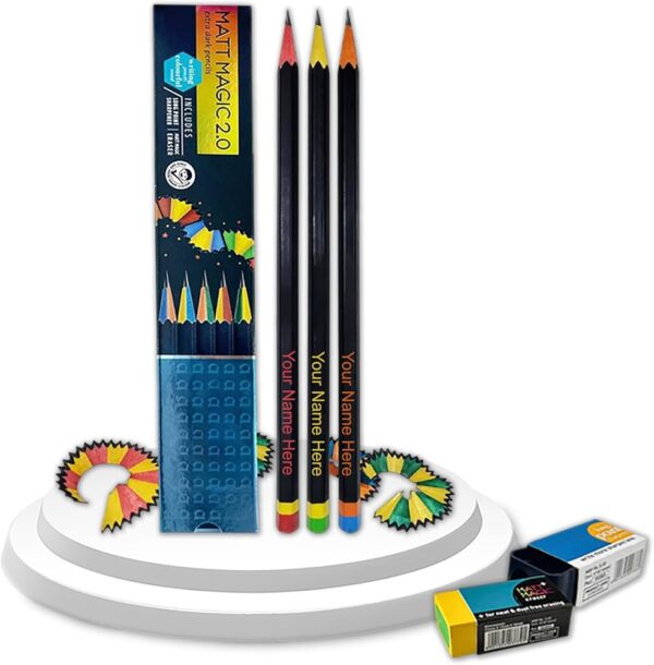 Apsara Matt Magic Extra Dark Pencils – Bold Writing with a Magical Touch