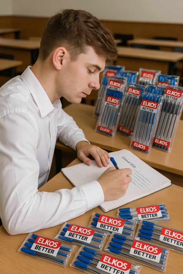 Elkos Better Pen – Smooth Writing Ball Pen for Everyday Use