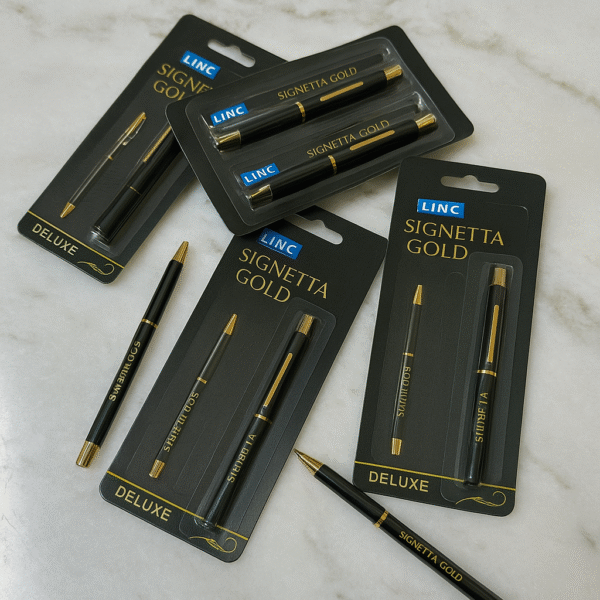 Linc Signetta Gold Ball Pen – Premium Smooth Writing Pen - Image 2