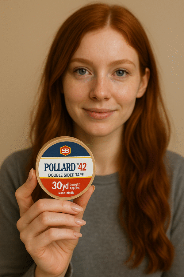 POLLARD 42 Double Sided Self Adhesive Tape – Strong Bonding for Craft, DIY & Office Use - Pack of 10 - Image 2