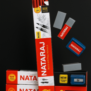 Nataraj 621 Bold HB Pencil – Smooth, Dark Writing Pencil for School & Office Use