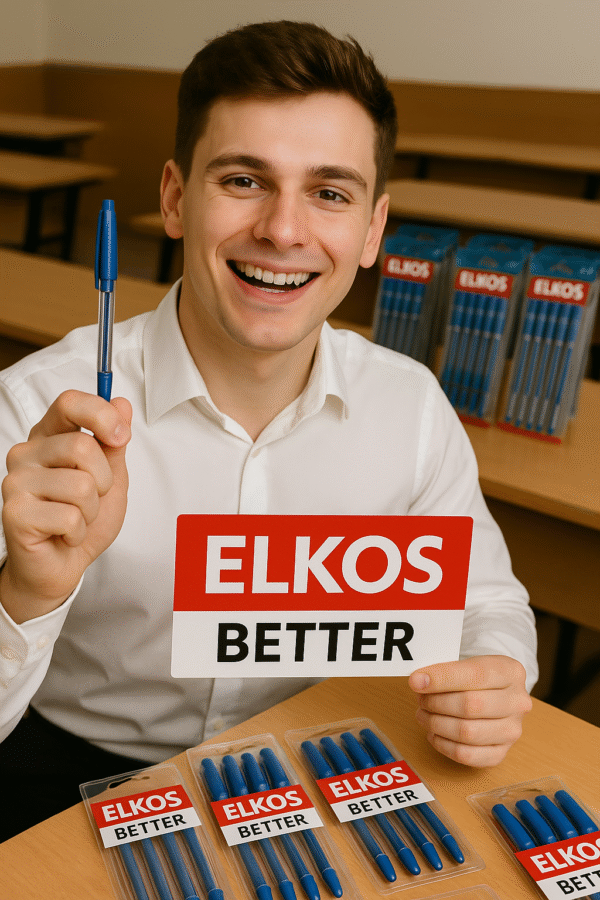 Elkos Better Pen – Smooth Writing Ball Pen for Everyday Use - Image 2