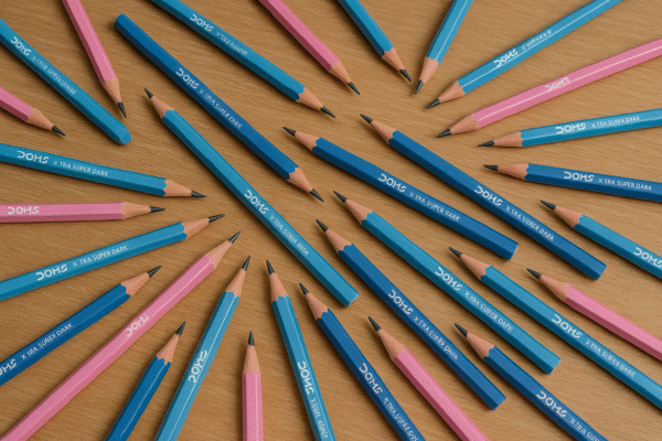 DOMS - X-Tra Super Dark Pencil – Extra Smooth, Deep Black Graphite for Bold Writing & Drawing - Image 3