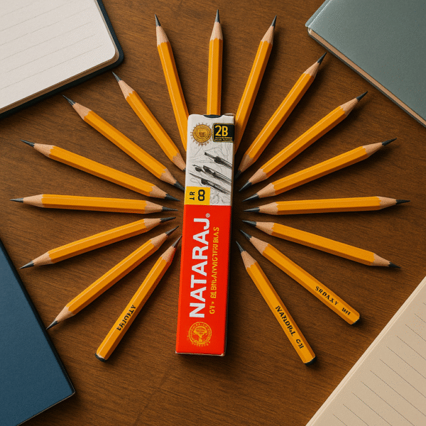 Nataraj 621 Bold HB Pencil – Smooth, Dark Writing Pencil for School & Office Use - Image 2