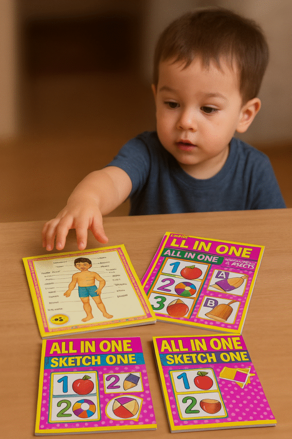 RAJA All-In-One Activity & Learning Book for Kids – Bilingual Educational Workbook (English & Hindi) - Image 3