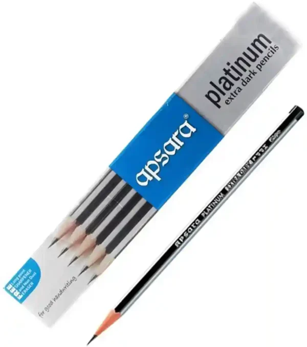 Apsara Platinum Extra Dark Pencils – Smooth Writing, Deeper Impressions