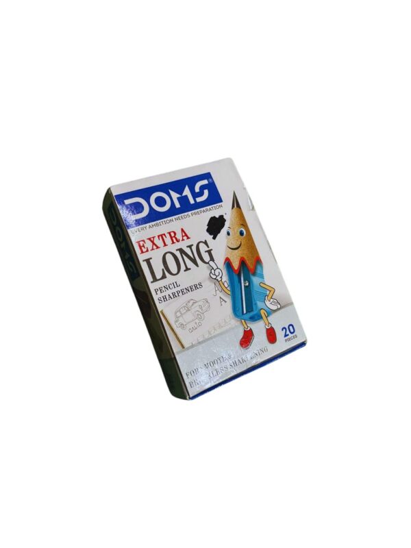 DOMS Extra Long Pencil Sharpener – Smooth, Precision Tip Sharpener for Long Points