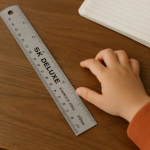 S.K Deluxe Stainless Steel Scale 30cm – Precision Measuring with Premium Durability