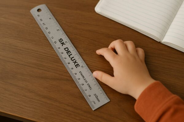 S.K Deluxe Stainless Steel Scale 30cm – Precision Measuring with Premium Durability