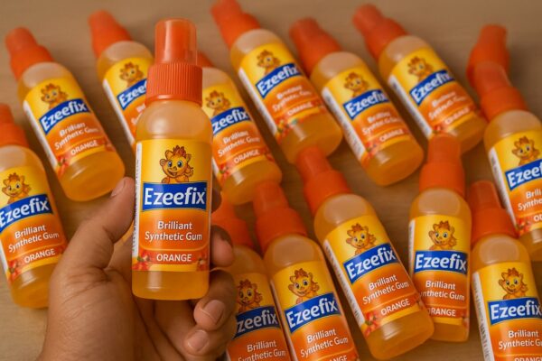 EzeeFix Perfumed Synthetic Gum – Orange Fragrance | Smooth & Strong Adhesive for Paper & Craft - Pack of 10 - Image 4