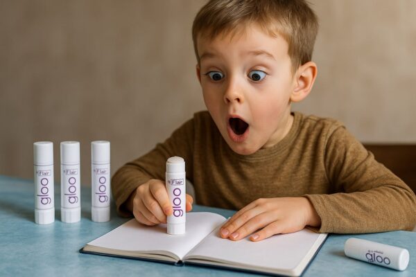Flair Gloo Glue Stick – Non-Toxic, Smooth Application Adhesive for Paper & Crafts - Pack of 4 - Image 4