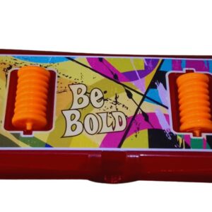 Be Bold Roller Pencil Box – Fun Top Roller Stationery Organizer for Kids