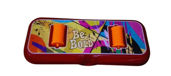 Be Bold Roller Pencil Box – Fun Top Roller Stationery Organizer for Kids