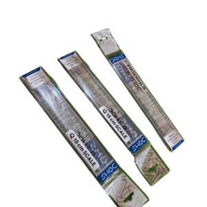 DOMS Plastic Scale – 15 cm, Transparent, Shatter-Resistant, Accurate Markings