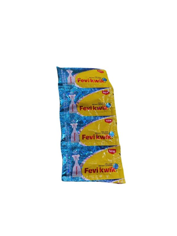 Pidilite-Fevi Kwik Instant Adhesive – Super Glue for Quick Repairs - 20 Piece
