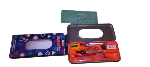 Vikas Matrix Mathematical Instrument Box – Premium Geometry Set for Students