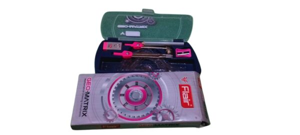 Flair GEO-MATRICX Mathematical Instrument Box – Complete Geometry Set for Students