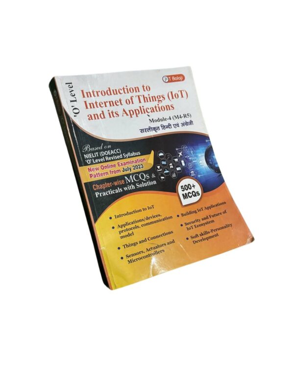 O Level – Introduction to Internet of Things (IoT) and its Applications (Module M4-R5) | T Balaji