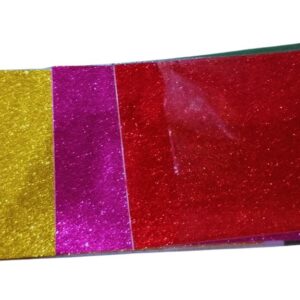 Multi-Color Glitter Foam Sheets for Crafts - Pack of 10