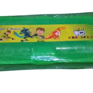 Ben 10 Junior Choice Pencil Box – Durable Plastic Stationery Case for Kids