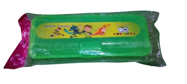 Ben 10 Junior Choice Pencil Box – Durable Plastic Stationery Case for Kids