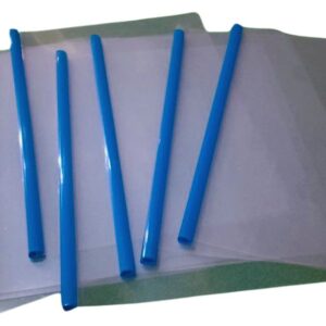 Transparent Slide Grip File Folder (With Plastic Rods) Pack of 10