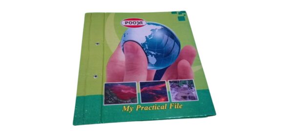 POOJA Practical File – Hard Cover (Without Pages) for School & College Use - Pack of 6