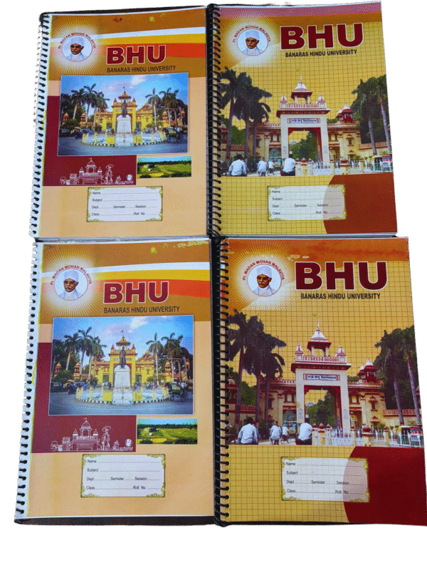 BHU A4 Spiral Notebooks – Large Size Ruled Spiral Notebooks for School, College & Office
